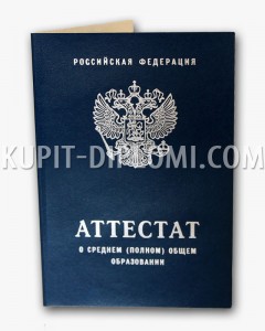 аттестат за 11 класс 2007-2009 - обложка